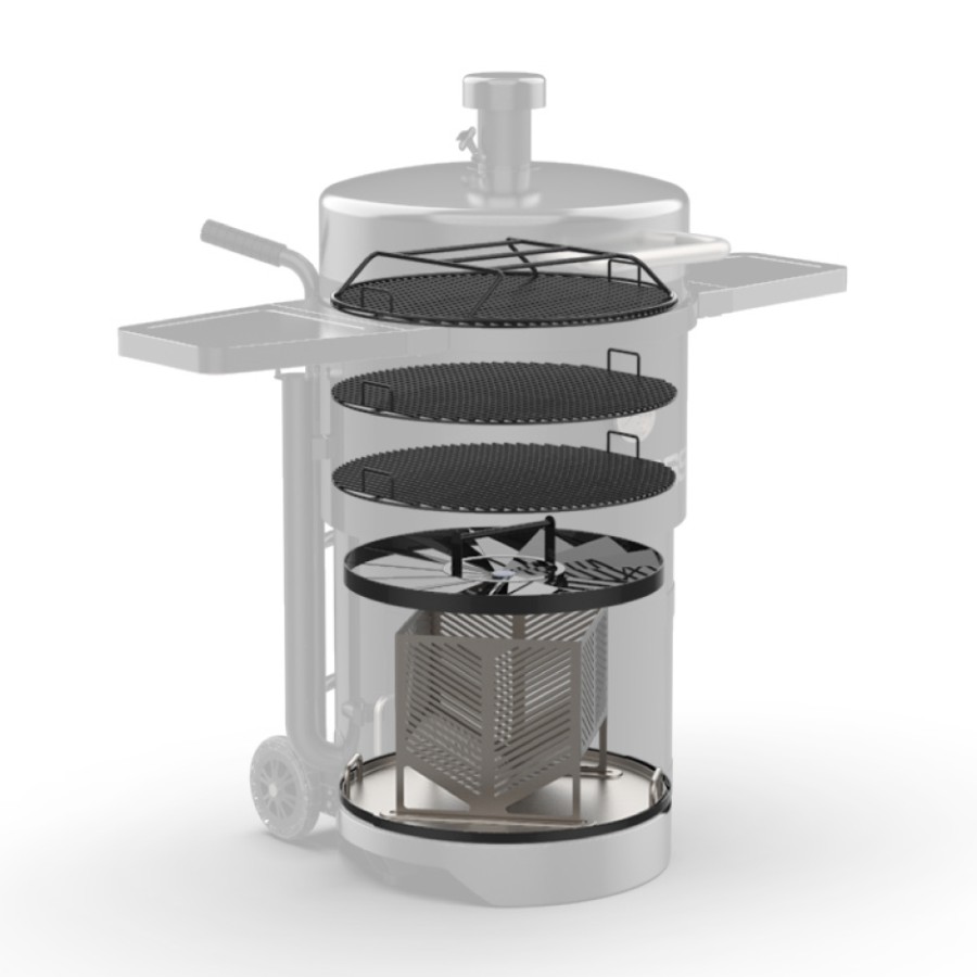 additioanl image for  Pit Boss Champion Charcoal Barrel Smoker 